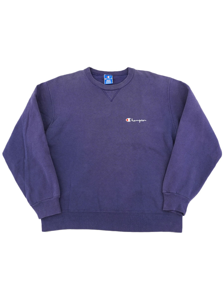 90's チャンピオン 前V スウェット 青紫 表記(XL) USA製 | すべての