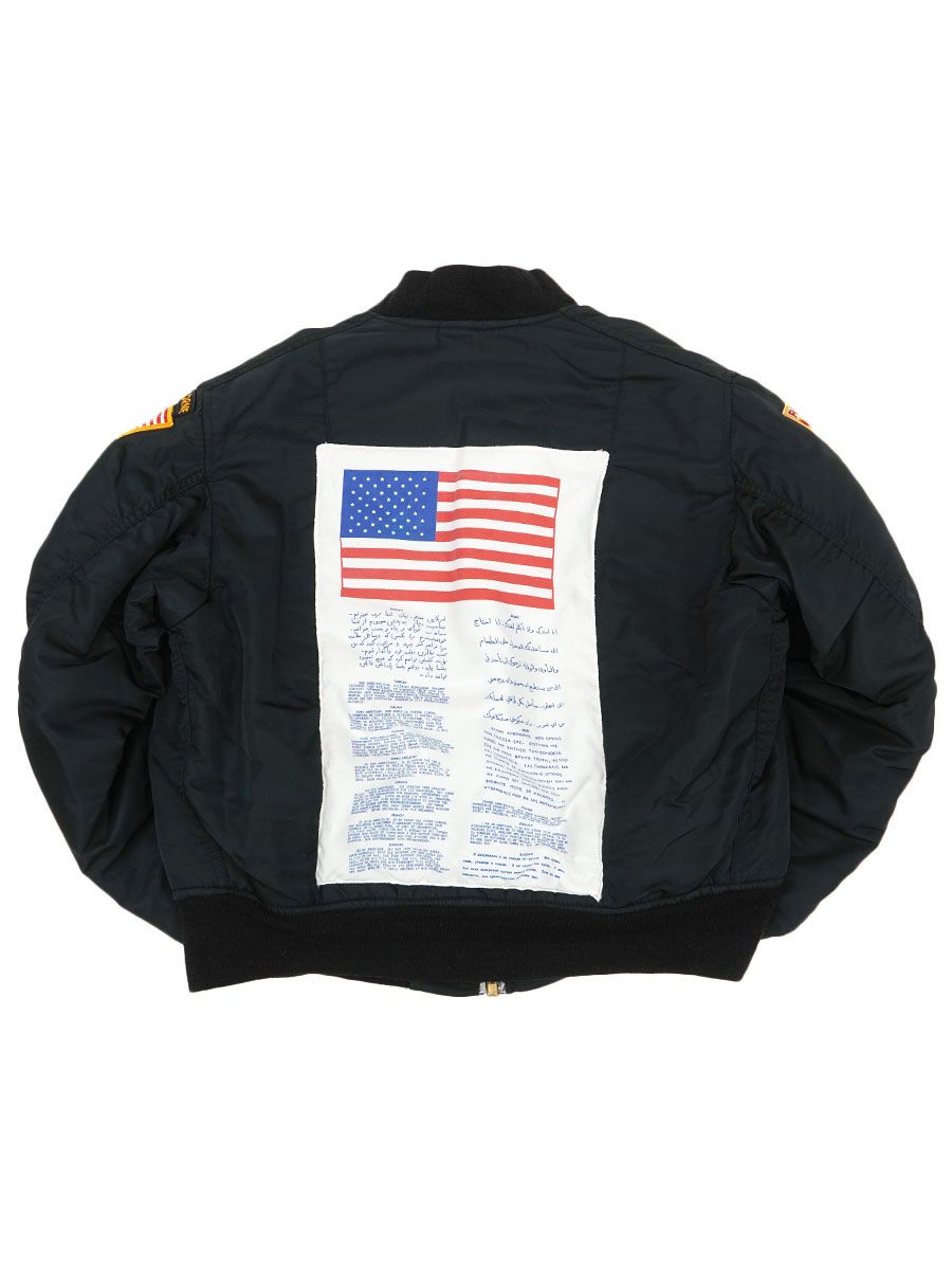 USA製 ALPHA INDUSTRIES MA-1 MIL-J-82790J フライトジャケット