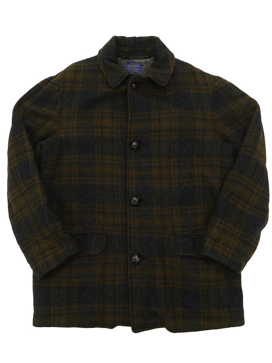50's～ PENDLETON 好配色チェック柄 ウールジャケット 実寸(XL位