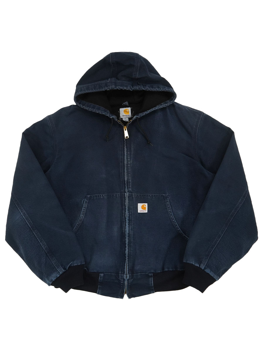 USA製 カーハート アクティブジャケット 褪せネイビー 表記(L) | NEW