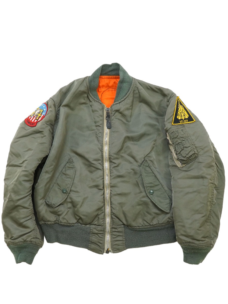 USA製 ALPHA INDUSTRIES MA-1 MIL-J-82790J フライトジャケット 表記(M