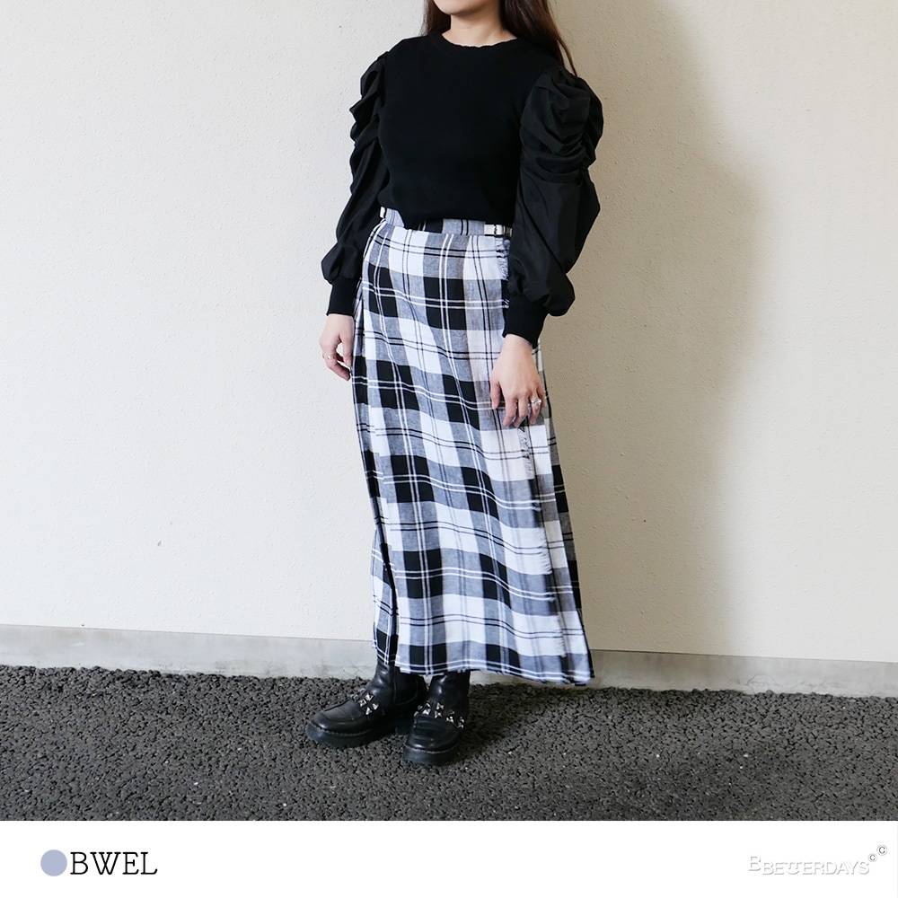 スカート オニールオブダブリンリネンマキシスカート Easy Maxi Kilt