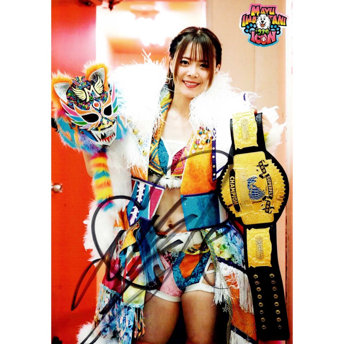 岩谷麻優 #219 マリーゴールド ベースボールシャツ (S/M) | Tシャツ