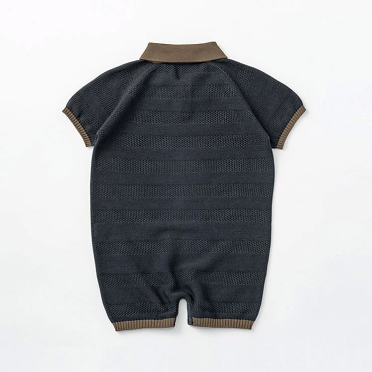 MARLMARL マールマール ニット ポロ ロンパース (70-80cm) / アイ