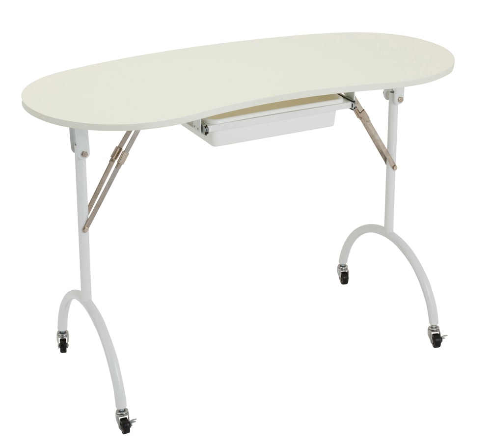 FV-2020 折り畳みネイルテーブル(キャスター付き) - 美容商材・小物