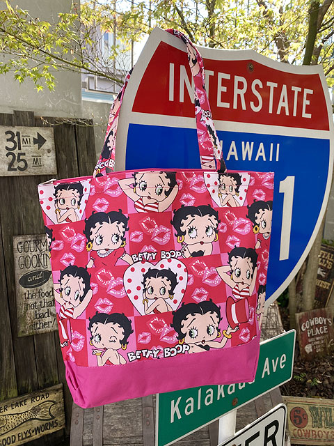 ベティ・ブープ トートバッグ ミニポーチ付き （ピンク/オールヘッズ