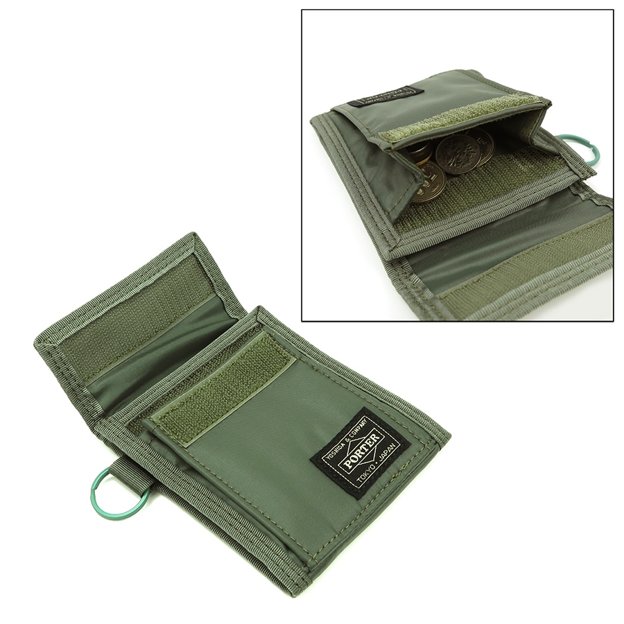 ポーター カプセル ウォレット 555-06441 （カラー：カーキ