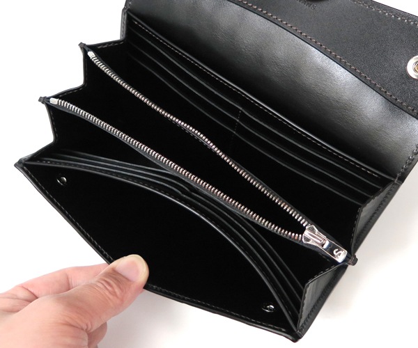 選べるノベルティ付】 ワイルドスワンズ クロコダイル ウェイブ 長財布