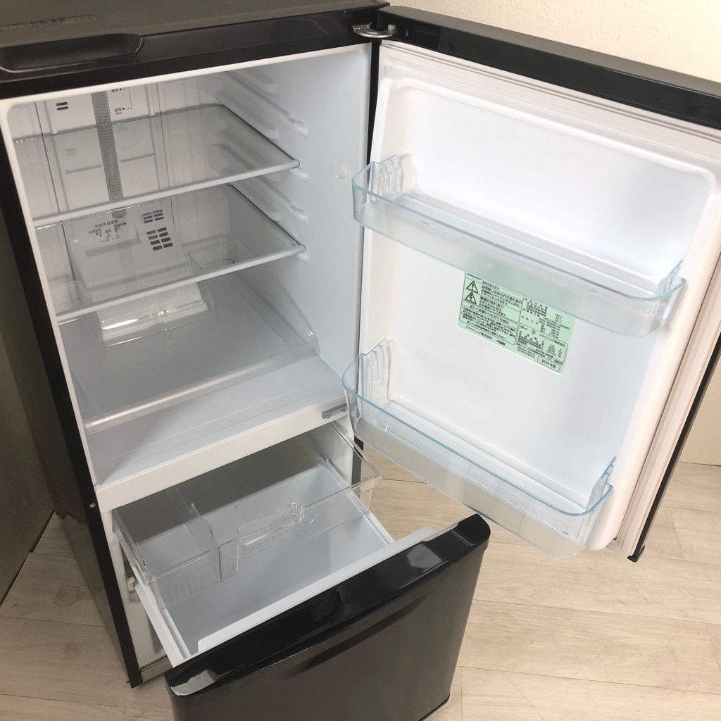 中古 138L 2ドア冷蔵庫 パナソニック 2014年～2015年製 ブラック 自動