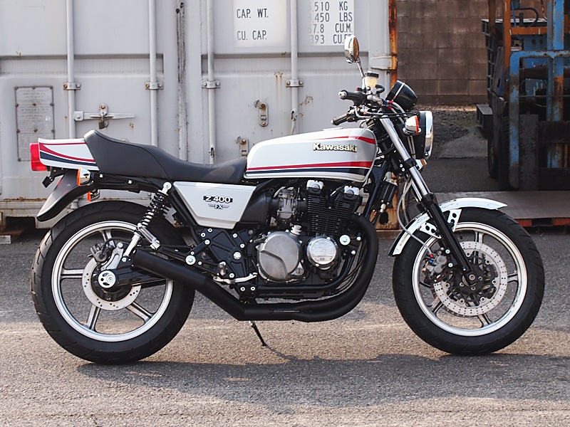 ゼファー400 FXタイプタンクセット(E1シルバー)後期シート【納期はお