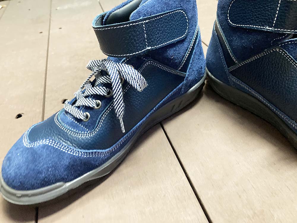 椿モデル 青木 安全靴 AG-21 Forza 紺/紺 JIS規格T8101安全靴 | 安全靴