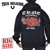 大きいサイズ メンズ TRUE RELIGION トゥルーレリジョン BIG T LOGO