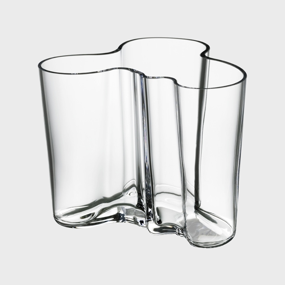 イッタラ フラワーベース / アアルトベース 160 mm クリア L [ iittala