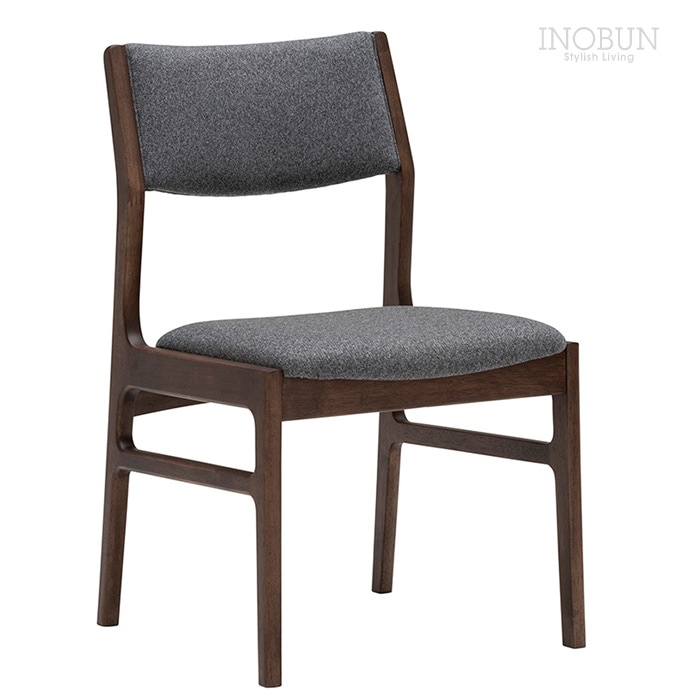 カリモク60 アームレスダイニングチェア セラムダークグレー モカブラウン