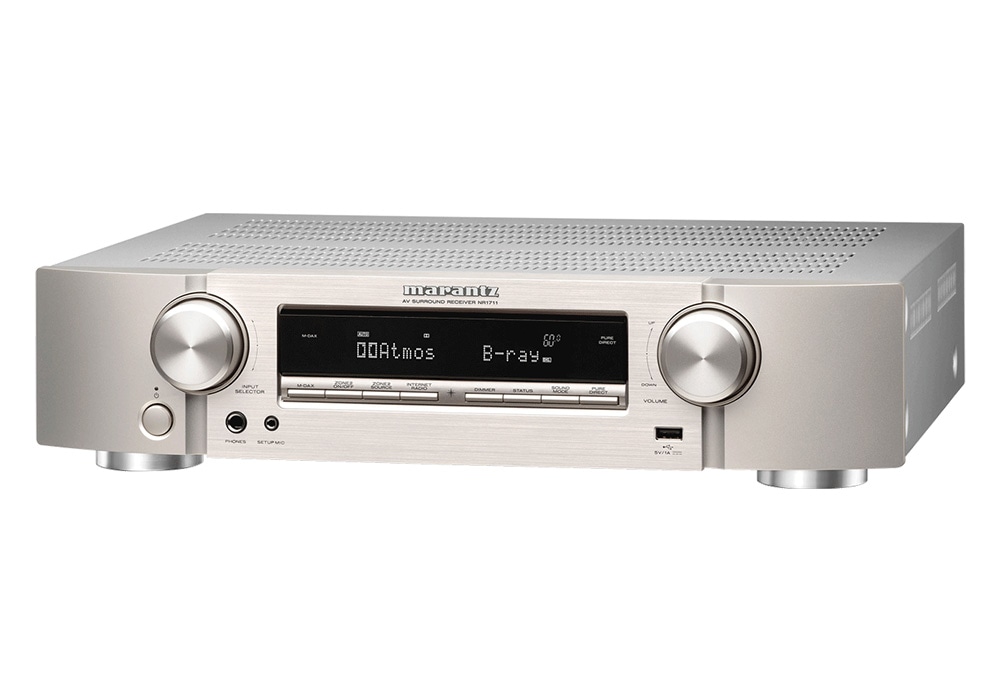 marantz - NR1711/FN/シルバー・ゴールド（7.1ch・スリムデザイン・AV