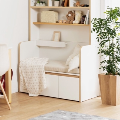 幅110］ チェストベンチ 収納 ベンチ 北欧 クッション 引出し ベンチ