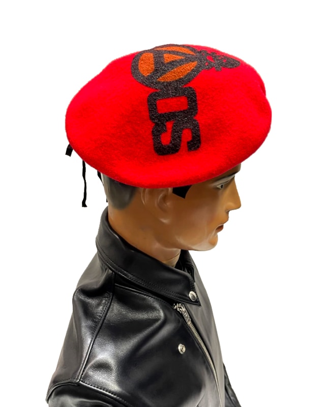 ベレー帽 CHAOS+SKULL(セディショナリーズ)｜『666』パンクロック