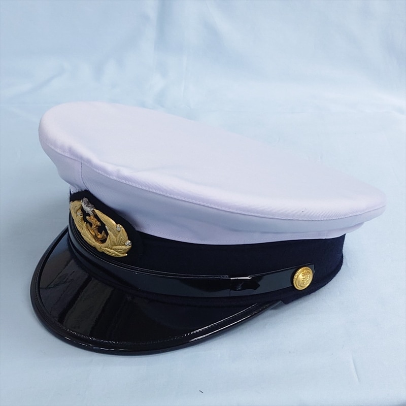 特選中古品】大日本帝国海軍 士官用制帽 高田帽子店製 57cm 9446