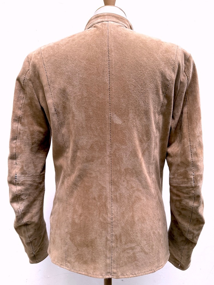ML3137【予約商品】STRETCH LAMB SUEDE LEATHER DOUBLE RIDERS JKT