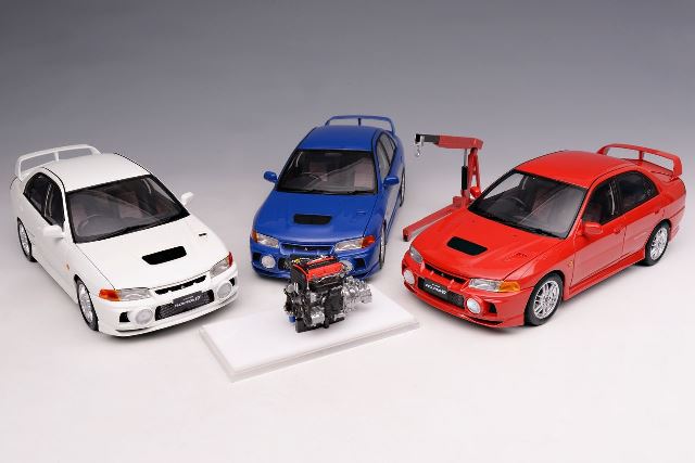 新品 M84003 モーターヘリックス 1/18 三菱 Lancer Evolution IV