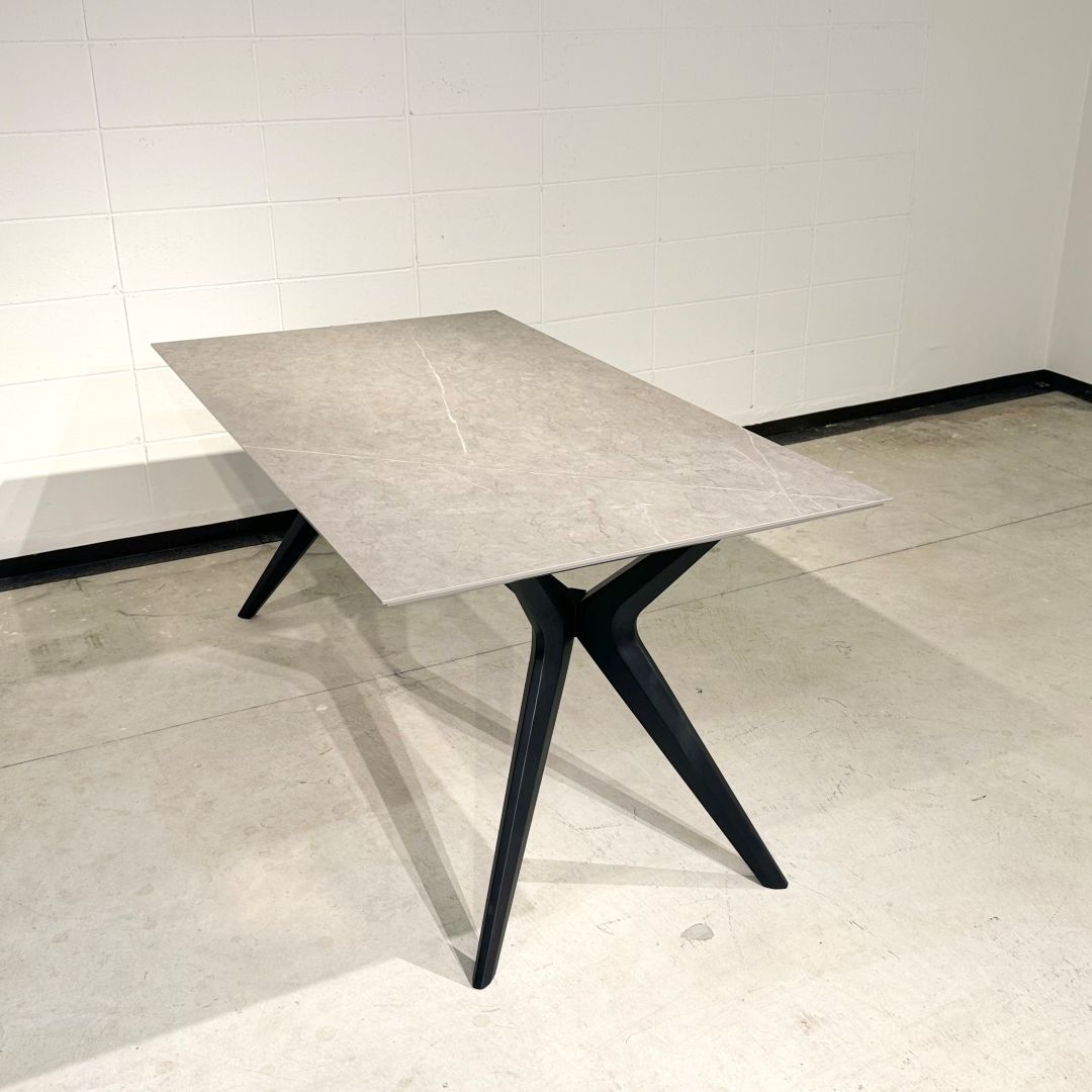 セラミック天板】ダイニングテーブル フェイム 幅150cm・180cm 天然木