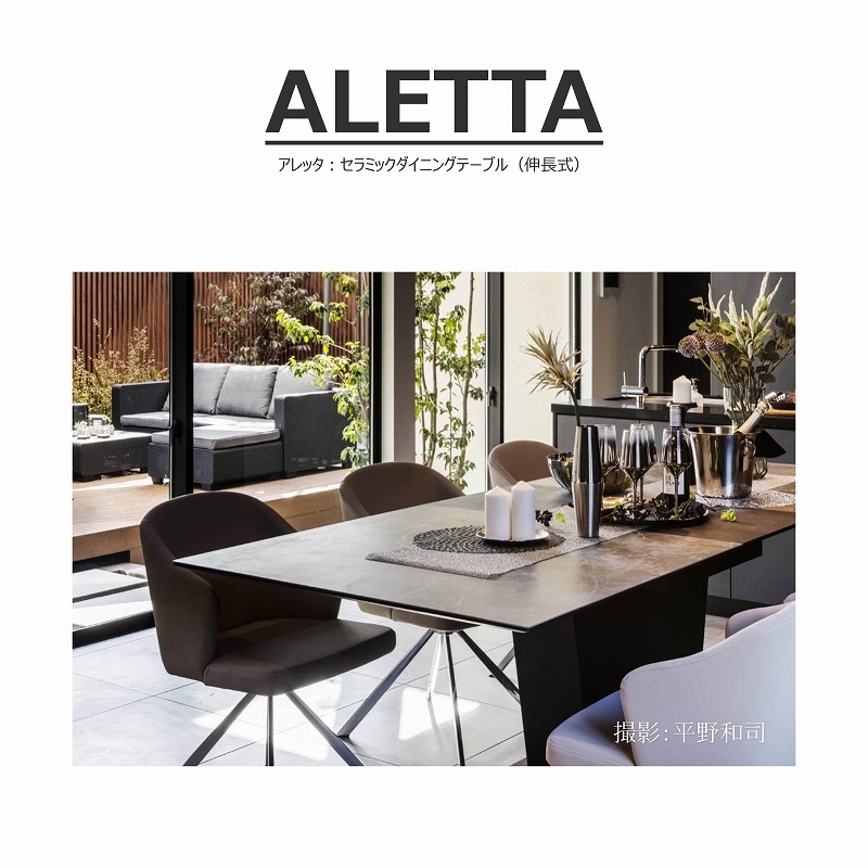 songdream】ALETTA（アレッタ）エクステンションダイニングテーブル