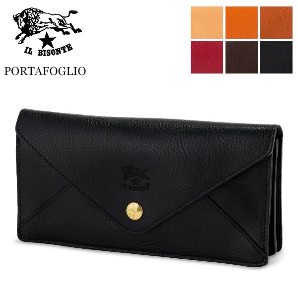 イルビゾンテ Il Bisonte 財布 長財布 C0987 P PORTAFOGLIO 二つ折り