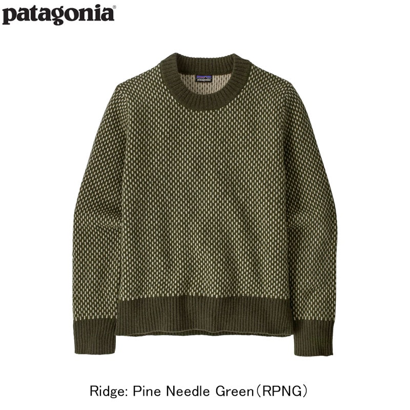 ウィメンズ・リサイクル・ウールブレンド・クルーネック・セーター