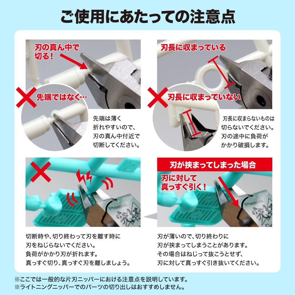 メーカー直販】ライトニングニッパー GH-LTN-120 片刃仕様 ニッパー