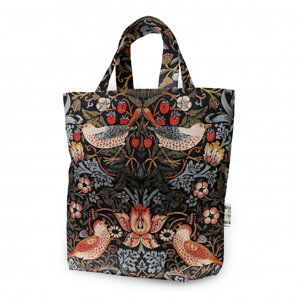 トートバッグ sTB101111 ウィリアムモリス「いちご泥棒」柄 即納品