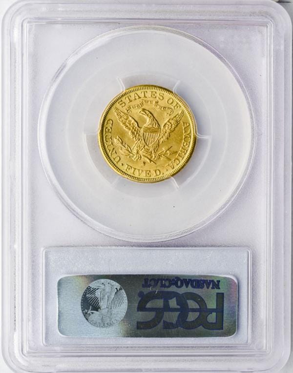 アンティークコイン アメリカ 5ドル金貨リバティヘッド 1886-S ＄5