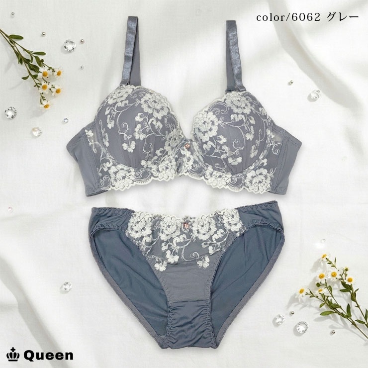 ソフトワイヤーブラジャー＆ショーツセット（Bカップ・アンダー85/90