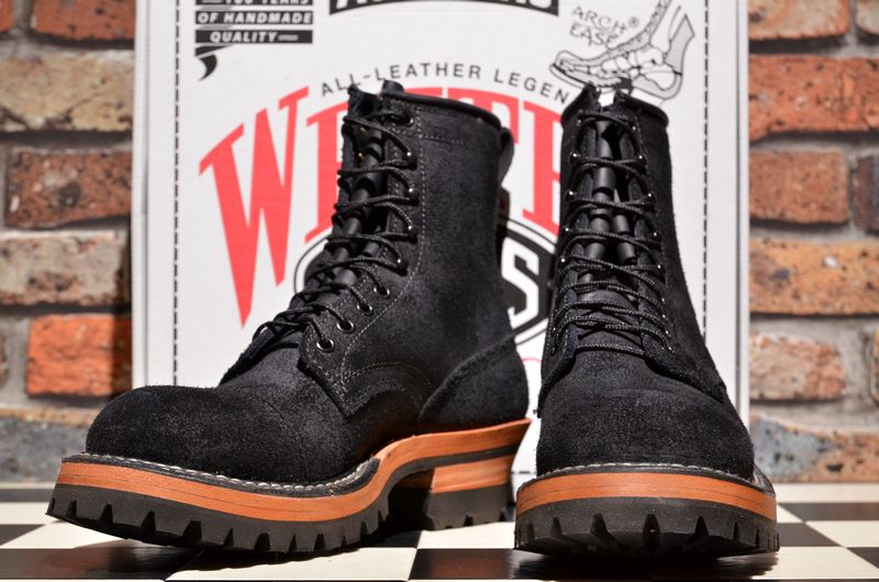 ホワイツ スモークジャンパー 7.0E ブラック ラフアウト 7