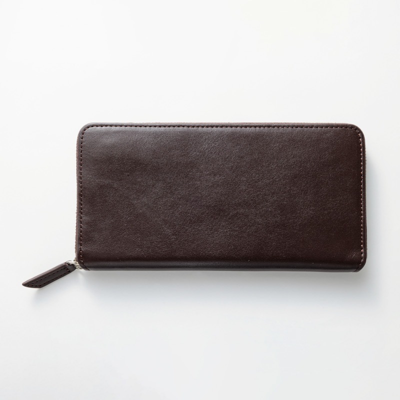 H&D Leather】 ラウンドジップ 長財布 HDB-11 ダークネイビー