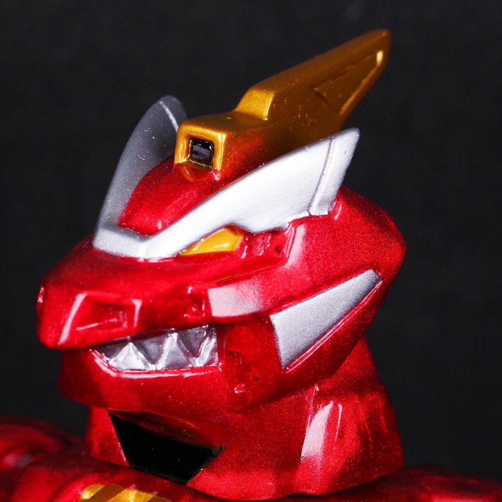maxtoy ダイナソルジャー ソフビ ダイナゼノン メタリックレッド 4月8