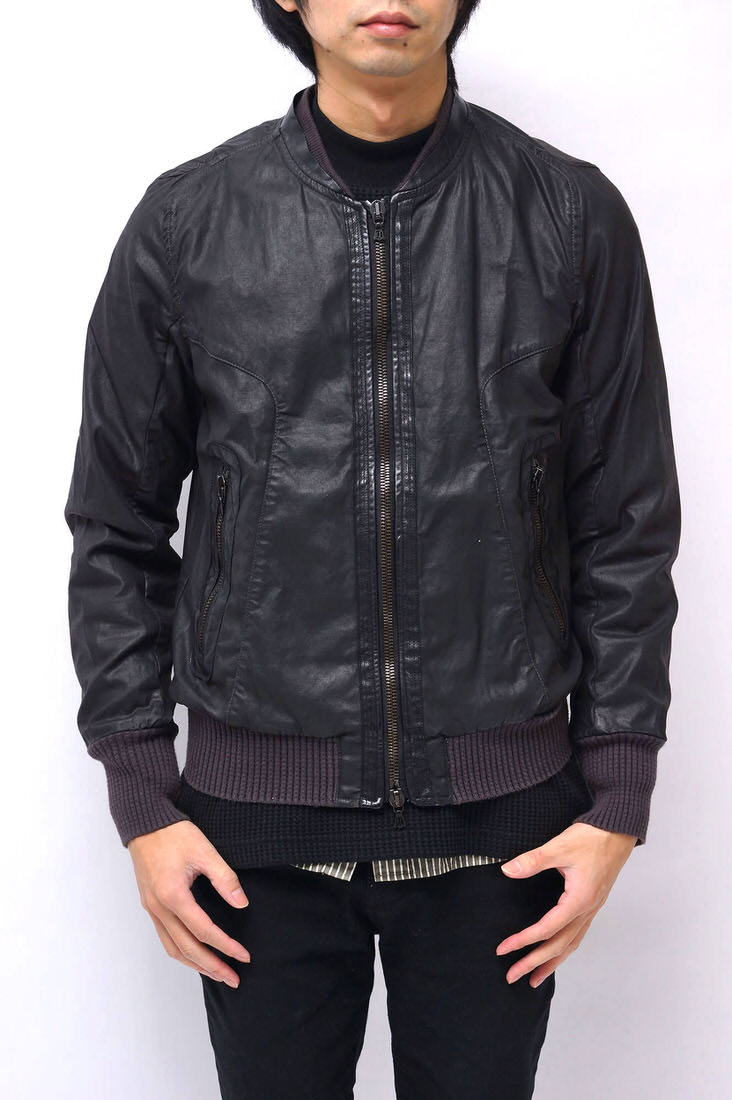 DIESEL / ディーゼル ヴィンテージ加工 シングルライダース MA-1