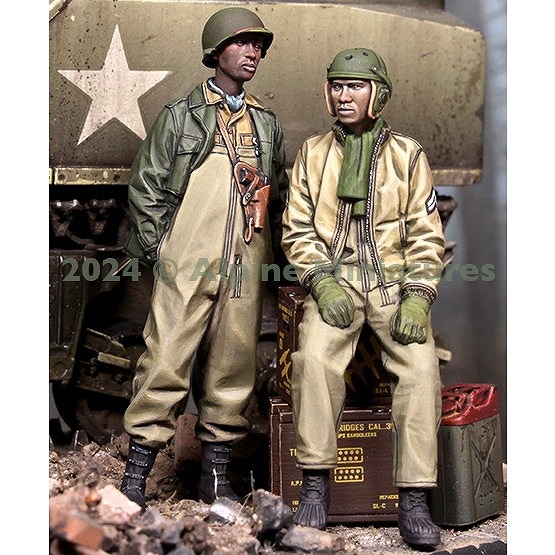 35320 1/35 WWII アメリカ陸軍 第761戦車大隊戦車兵セット(2体入