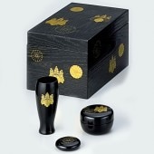 京都 宇治 山政小山園 式部の昔30g缶 | 抹茶30g缶 - CHATOWA 茶と和