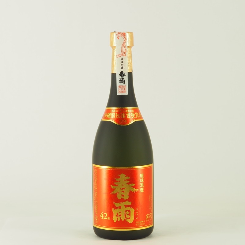 春雨 令和3年度泡盛鑑評会 県知事賞受賞 10年古酒 42度 720ml【箱入り】