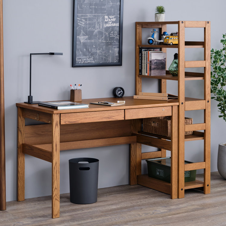 ISSEIKI 【SET】REFLE DESK 105+SHELF 58 (WO-V-NBR) 2点セット