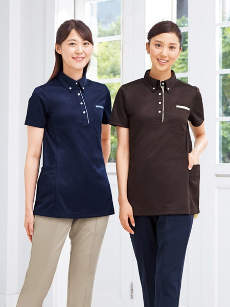 WHISeL】 WH90938 半袖BDロングポロシャツ[レディース]通販ページ