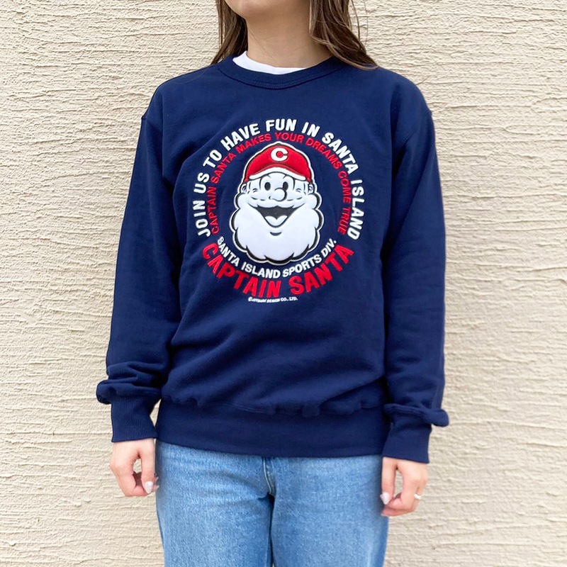 キャプテンサンタ》ウレタンシシュウトレーナー / JOYMARK DESIGN