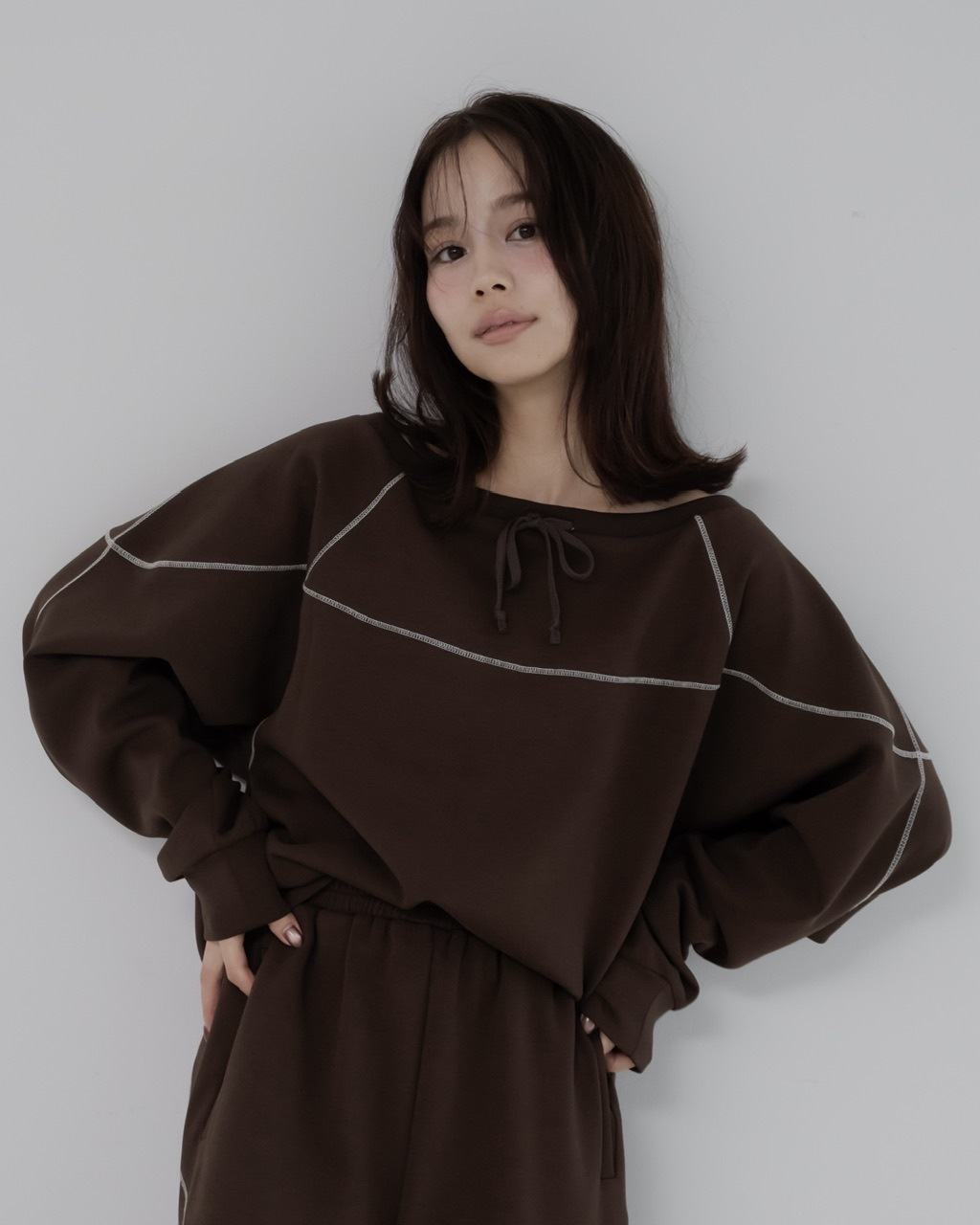 official限定】《nanamiコラボ》ステッチスウェットセットアップ #2