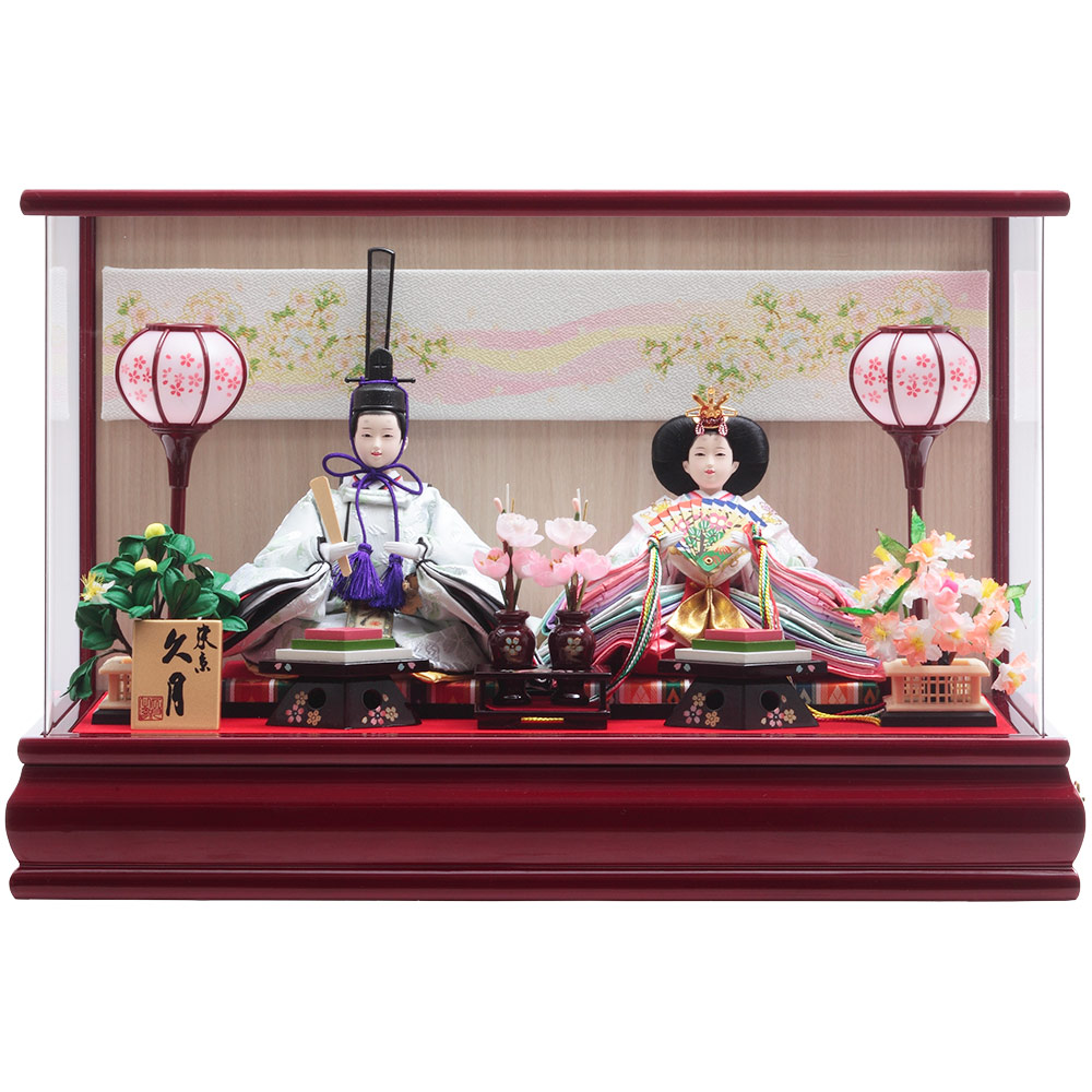 親王ケース飾り アクリルケース オルゴール付 6H-KK26 | ケース飾り