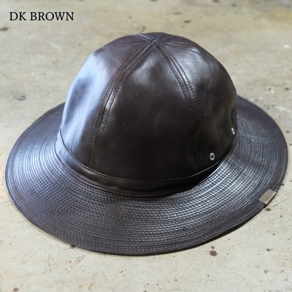 Mr.FATMAN ミスターファットマン【LEATHER FATIGUE HAT】レザー