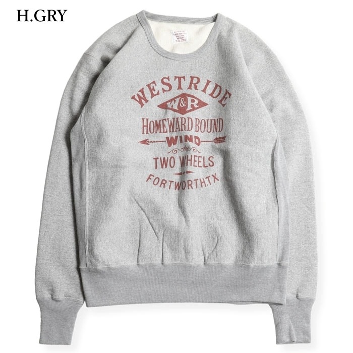 WESTRIDE ウエストライド【RW CREW】【25-02】リバースウィーブ