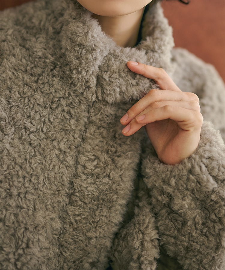 wool boa double pocket coat | OUTER | LAULEN（ローレン）