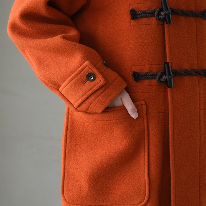 50%OFF】(h2202-co010） / LENO(リノ) / DUFFLE COAT(ダッフルコート