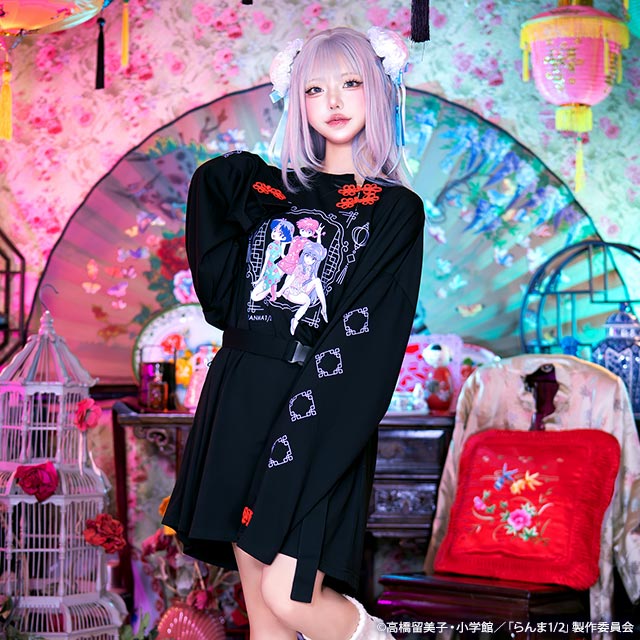 らんま1/2 ヒロインズベルトロンT【BLACK】 / らんま1/2×リッスン