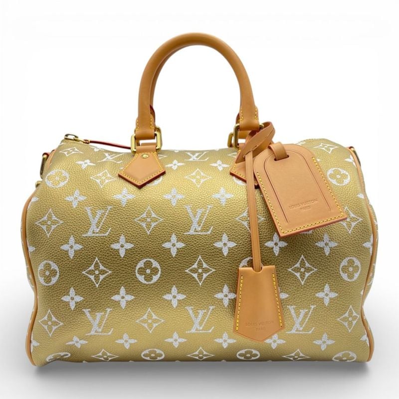 ルイヴィトン キーポル バンドリエール 35 タン ワクシーカーフレザー